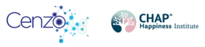 Partner logo's Cenzo en CHAP Happiness Institute